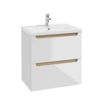 Koupelnová skříňka pod umyvadlo Naturel Stilla 60x60x45 cm bílá STILLAD06056 STILLAD06056