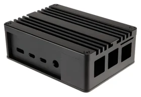 Akasa Pi 4 Pro černá / Skříň Raspberry Pi 4 / pasivní chlazení / eloxovaný hliník (A-RA08-M2B)