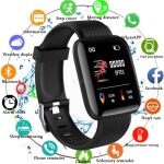 Popron SMARTWATCH M116S CHYTRÉ HODINKY ČERNÁ