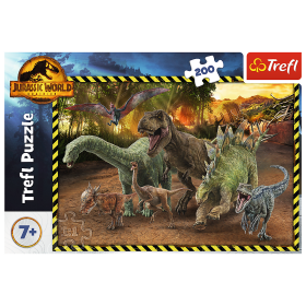 Mamido Puzzle Dinosauři z Jurského parku 200 dílků Trefl