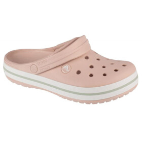 Dámské žabky 11016-6UR Pudr růžová s šedou - Crocs pudrovo-růžová 39/40