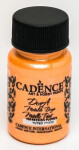 Metalická akrylová barva Cadence Dora Metalic - meruňková / 50 ml
