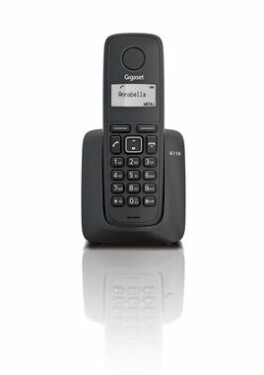 Gigaset A116 černá analogový telefon 1.4" displej DECT