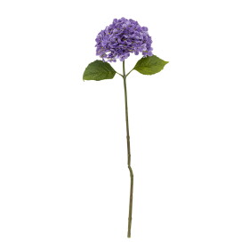 Bloomingville Umělá květina Hydrangea Purple 73 cm, fialová barva, plast