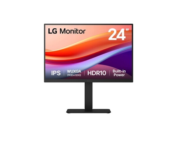 LG MT IPS LCD 23,8" 24BA55W-B - IPS panel, 1920x1200, 75Hz, HDMI, DP, USB 2.0, repro, pivot EDF_1391317