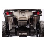 Mamido Dětská elektrická čtyřkolka Can-Am Outlander ATV šedá
