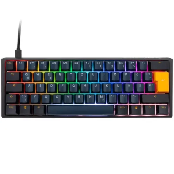 Ducky One 3 Pro Mini Nazca Line Cherry MX2A Brown DE černá / Herní klávesnice / RGB / USB-C (DKON2361ST-CBDEPDOENAZ001)