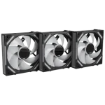 Alpenföhn 120mm WingBoost 4 ARGB černá 3-pack / Ventilátor / 120 mm / 28,9 dB / 1 800 RPM / 90,12 m3/h / PWM + ARGB (84000000228)