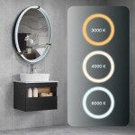 Tutumi - Zrcadlo LED 70cm BL805 HOM-06911