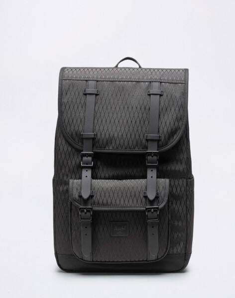 Batoh Herschel Supply Little America Mid Backpack Black Diamond/Black