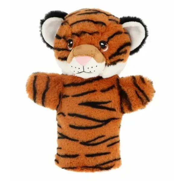 Keel Toys Keeleco Tygr eko plyšový maňásek na ruku