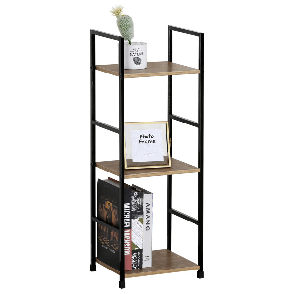 Regál, mdf, hnědá, GD-213 OAK