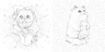 Pop manga, Koty i kłopoty, antistresové omalovánky, Camilla D'Errico