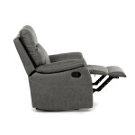 Polohovací křeslo, šedá, látka vintage, TV-4092 GREY3