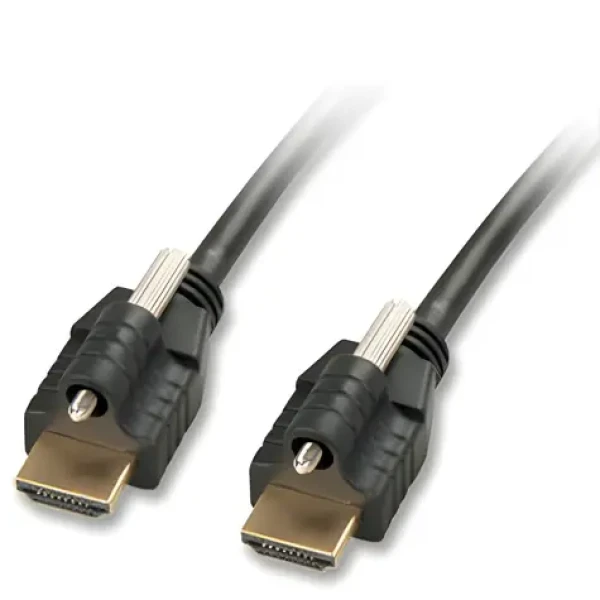 Lindy černá / HDMI kabel / 5 m / High Speed / Ethernet / 3D / zámek konektorů (41388)
