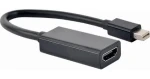 Gembird Mini DisplayPort - HDMI černá / Adaptér / 4K (A-mDPM-HDMIF4K-01)