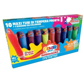 Mitama Mitama, 62864, sada temperových barev s aplikátorem, 10 ks
