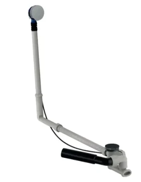 Geberit Vanová odtoková a přepadová souprava chrom / Odtoková souprava / 730 mm / bez napouštění / otočné ovládání (150.525.21.6)
