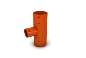 MIDAS Odbočka drenážní (T-kus) 90° DN 65/65 p1277
