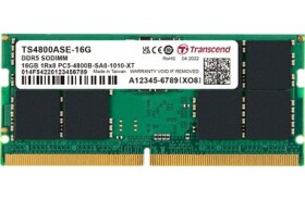 Transcend JetRam 16GB (1x16GB) 5600MHz / SODIMM / DDR5 / CL46 / 1.1V / 1Rx8 (JM5600ASE-16G)