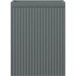 MEXEN/S - Rivel koupelnová skříňka pod umyvadlo 35, 1 dvířka, reliéf, grafit mat 91A21-03547-1-BF66