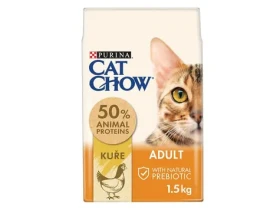 Purina Cat Chow Adult kuře a krůta 1.5kg / Granule pro kočky / pro dospělé kočky (5997204514080)