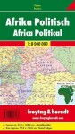 AFR B Afrika 1:8 000 000 / politická nástěnná mapa (lištovaná)