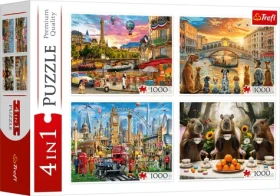 TREFL Puzzle Malovaná města a Kapybary