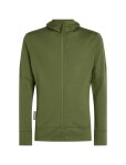 ICEBREAKER Mens Merino 260 Quantum IV LS Zip Hood, Sphagnum (vzorek) velikost: M