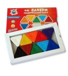 Primo WPL-5007100-10 Voskovky Triangle MAGIC - sada 10 barev Basic