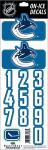 Sport Star Samolepky na helmu Vancouver Canucks NHL Decals Royal
