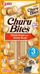 Inaba Churu Bites kuře / Pamlsky pro kočky / poloměkké polštářky / 3 x 10 g (022937)