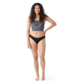 Dámské merino kalhotky SMARTWOOL Women's Merino Bikini Boxed, Black velikost: S
