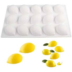 Dortisimo Silikonová forma na pečení/na mražené dezerty Citrony (na 15 ks) 29 x 17 cm