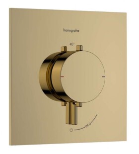 HANSGROHE - Ecostat Comfort E Termostatická baterie pod omítku, leštěný vzhled zlata 33710990