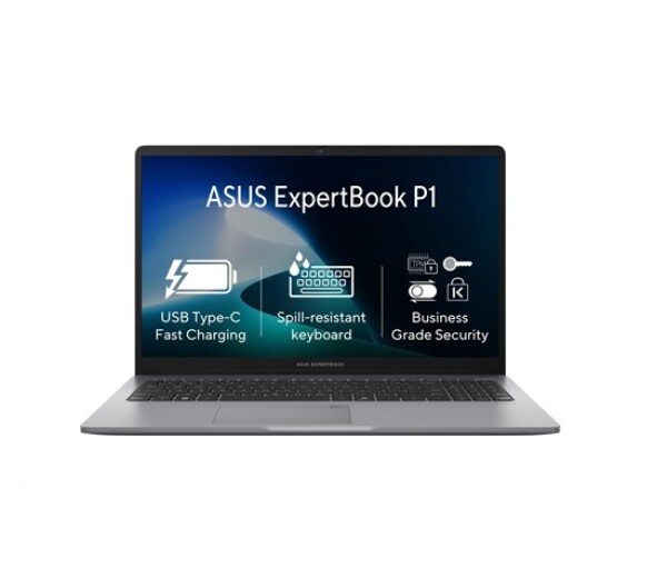 ASUS NTB ExpertBook P1 (P1503CVA-S7I316512X), i3-1315U, 15.6" FHD, 16GB, 512GB SSD, UHD, W11 Pro, Misty Grey EDF_4830014