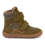 Chlapecké zimní barefoot boty TEX WINTER Olive Froddo G3160247-1 - 32