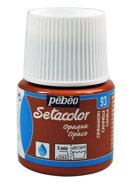 Barva na textil Pébéo Setacolor Opaque 45 ml - Hnědá skořicová 93