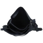 Trendy dámská koženková crossbody kabelka Maewa, tmavě modrá