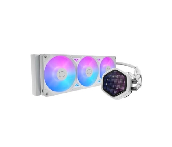 Cooler Master vodní chladič MasterLiquid Atmos II Pixel LED, 3x120mm, LGA1851, AM5, bílá EDF_1566559