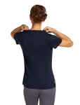 Dámské merino tričko s krátkým rukávem ICEBREAKER Wmns 150 Tech Lite SS Scoop Tee Panax, Midnight Navy velikost: S