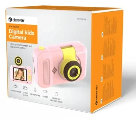 Denver KCA-1351RO / Digitální fotoaparát pro děti / Výklopný objektiv na selfie / USB-C / Micro SD (dkca1351ro)