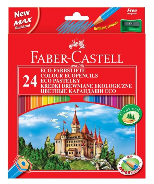 Pastelky Faber-Castell EKO 24 barev