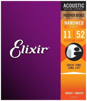 Elixir Acoustic Phosphor Bronze with NANOWEB .011 - .052