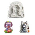 Dortisimo Silikonová forma Zajíček