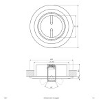 Paulmann 92907 Whirl LED vestavné svítidlo, LED, pevně vestavěné LED, 4.9 W, hliník (kartáčovaný), saténová, sada 3 ks