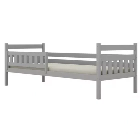 Postel Dawid standard + zábrana 80x180 šedá