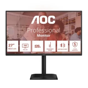 27" AOC 27E4CV černá / IPS / 1920x1080 / 16:9 / 4ms / 1500:1 / 300cd-m2 / HDMI + DP + USB-C / VESA (27E4CV)