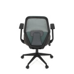 Kancelářská židle, houpací mechanismus, zelená síťovina, KA-V3149 GRN