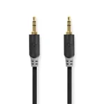 Nedis Stereo Audio kabel jack 3.5 mm (M) - jack 3.5 mm (M) 1.00 m černá (CABW22000AT10)